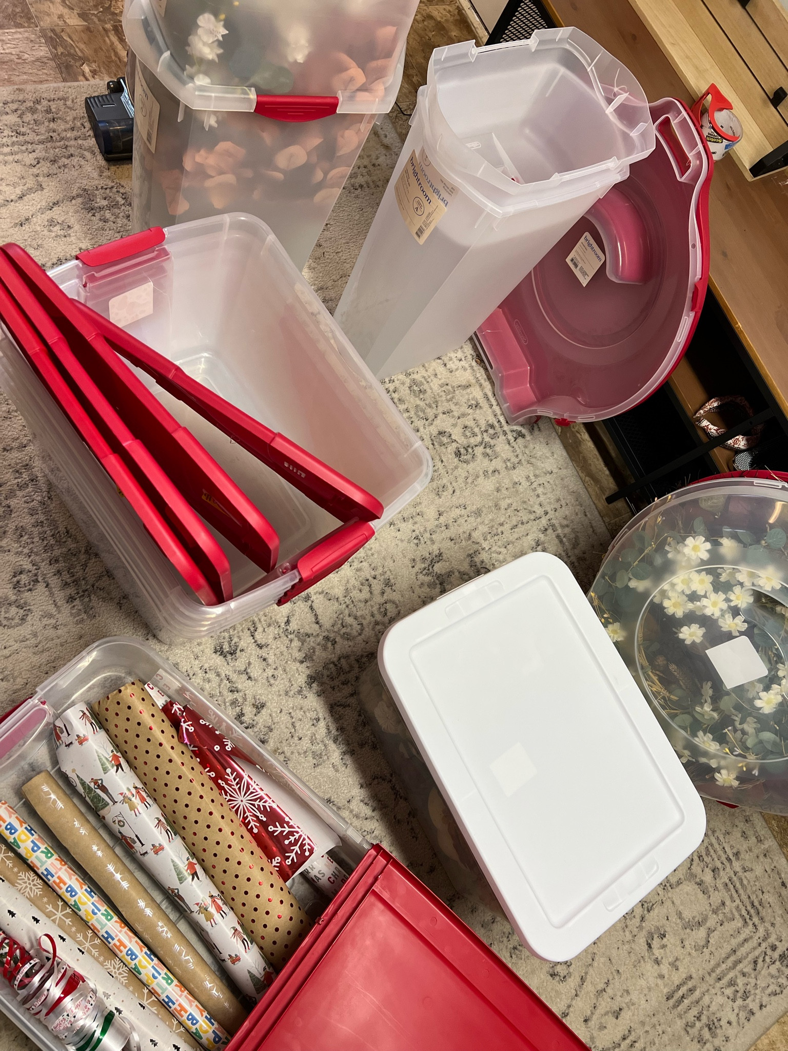 Christmas storage on sale at Target  