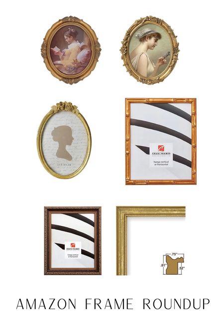 Amazon frame roundup - vintage looking picture frames 

#LTKunder50 #LTKstyletip #LTKhome