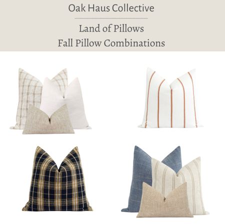 You asked and we answered! We get asked daily for pillow combinations so we’ve pulled together some of our favorite pillow recs!

@landofpillows is one of our go to’s when completing a eDesign for a client! Whether it’s for a couch, an accent chair or the bedroom! Don’t sleep on their pillow combo packages, they are too good! (And no, they aren’t paying us to say that 😂) 

#designinspo #moodboard #visionboard 
#pillows #fallpillows #pillowcombo #pillowcombinations #homedecor #falldecor #fallvibes #edesign #virtualinteriordesign

#LTKhome #LTKSeasonal #LTKHalloween