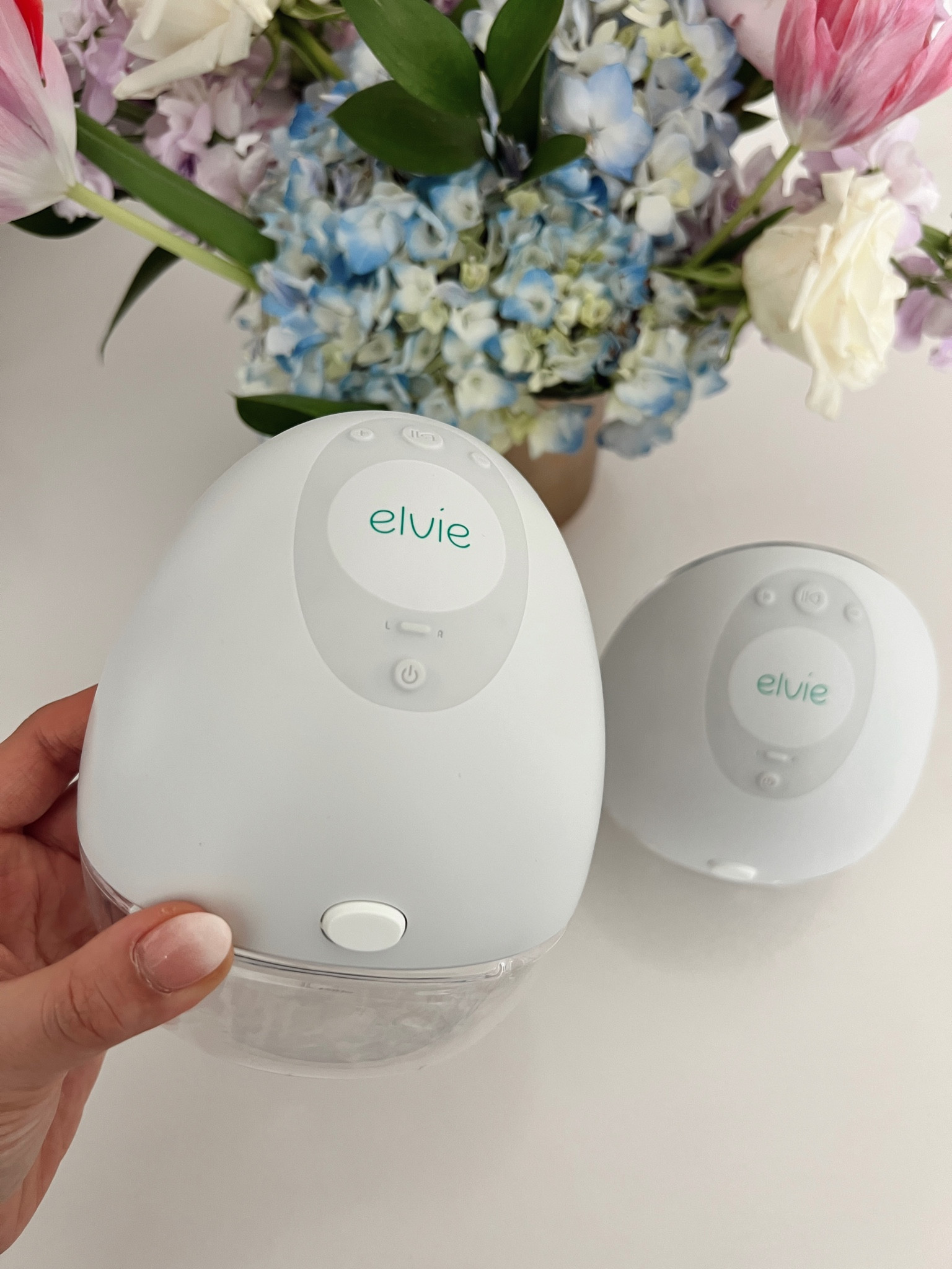 I have been using the Elvie breast pump for pumping and appreciate how small and quiet it is! So easy to use and is discreet. Has four different pumping rhythms, so you can personalize it how you prefer! 

#LTKbaby