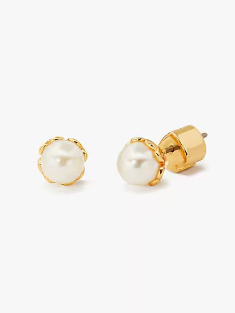 pearlette mini pearl studs | Kate Spade (US)