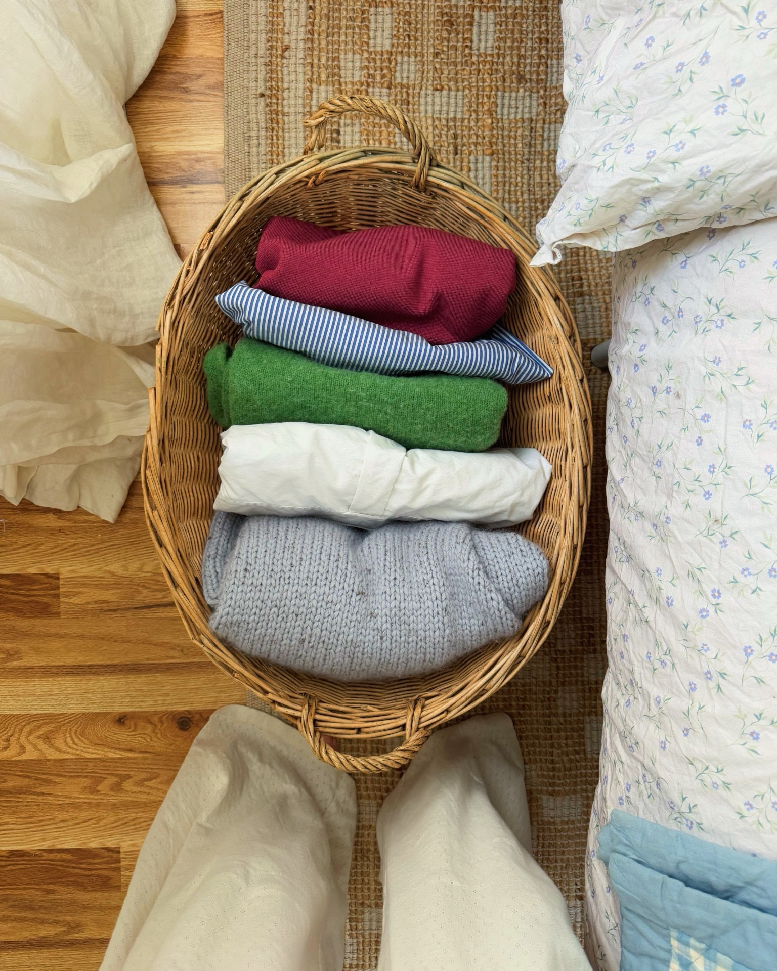 This playfully patterned jute rug is the newest addition to our primary bedroom

#LTKHome #LTKSaleAlert
