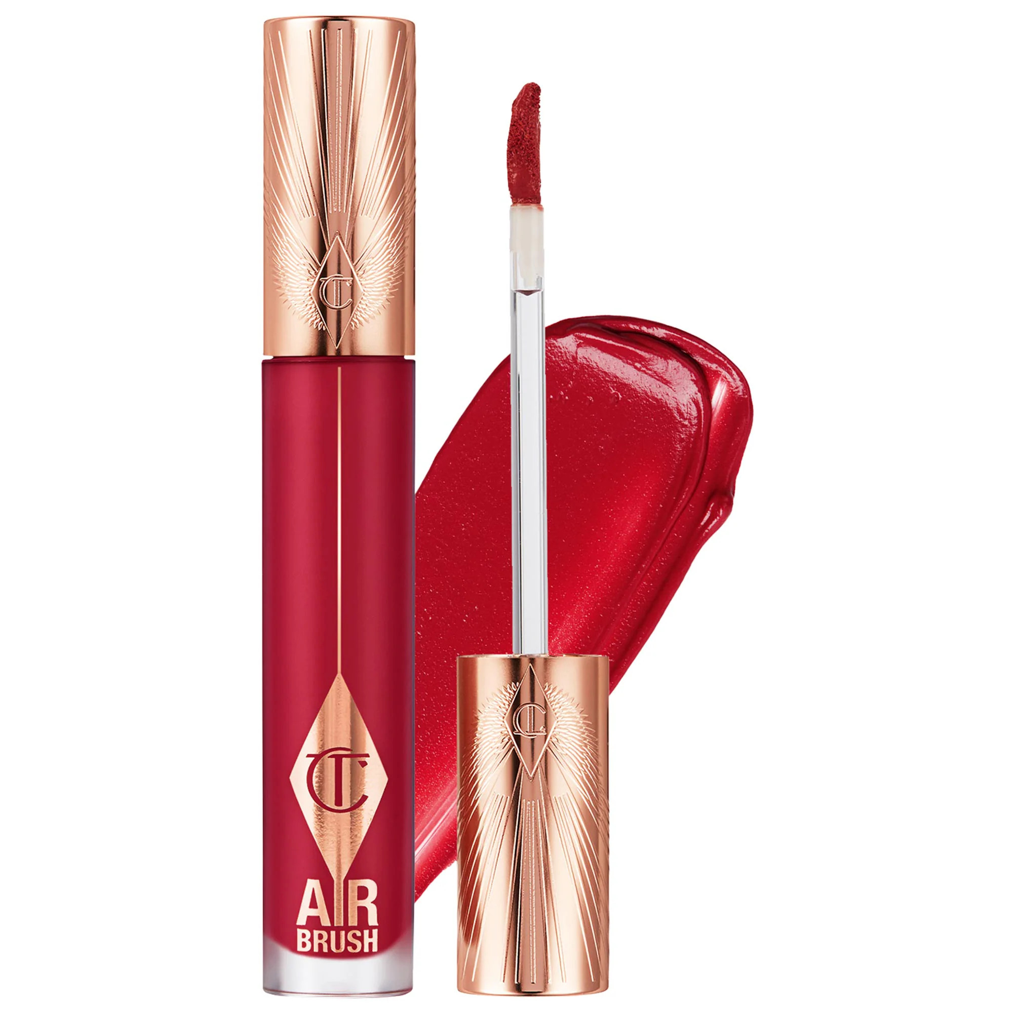 Charlotte Tilbury Airbrush Flawless Matte Lip Blur Liquid Lipstick Ruby Blur 0.22 oz / 6.8 mL | Sephora (US)