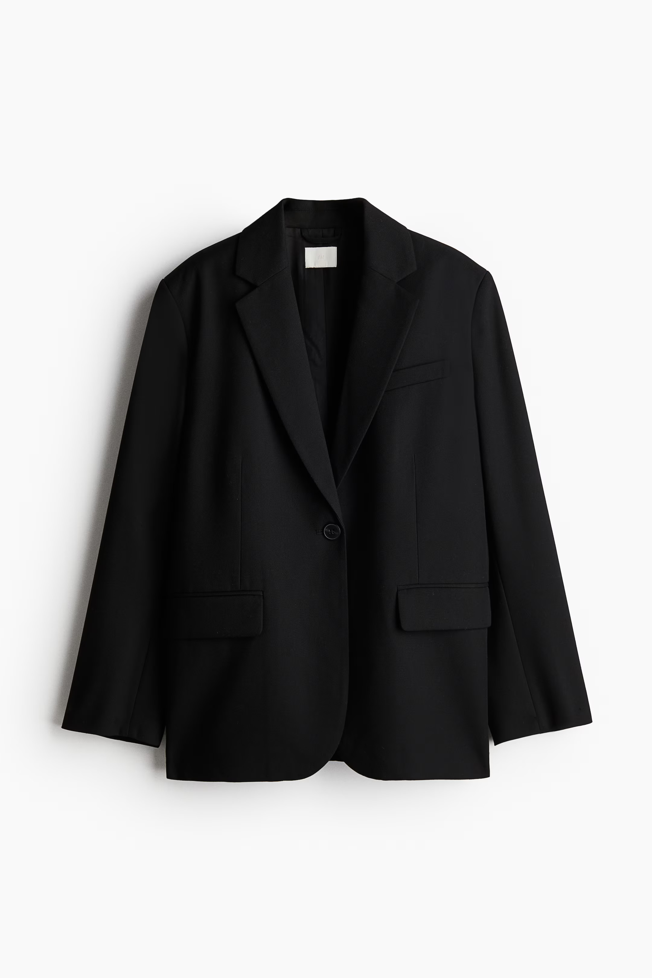 Loose-fit blazer - Black - Ladies | H&M GB | H&M (UK, MY, IN, SG, PH, TW, HK)
