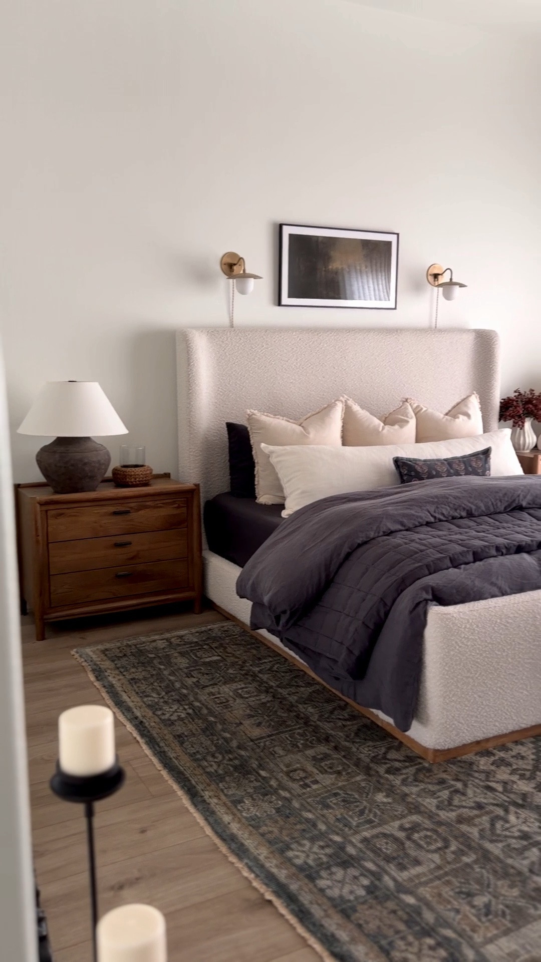 I recently changed our bedding for fall and added our charcoal linen sheets, duvet and quilt from @Quince. I’ve used these on our bed for the past few falls and I love how they get softer with every wash! The color is perfect for fall, don’t you think? #quincepartner