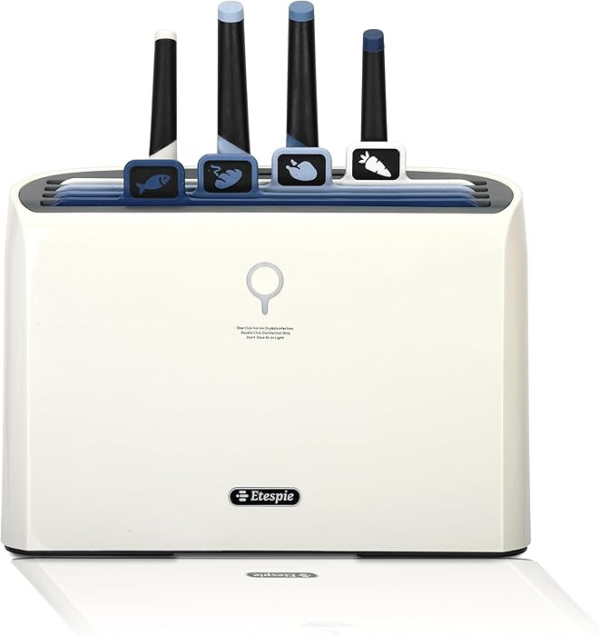 Smart Cutting Board and Knife Set,Self Cleaning Cutting Board and Knife Set with 4 Stainless Stee... | Amazon (US)