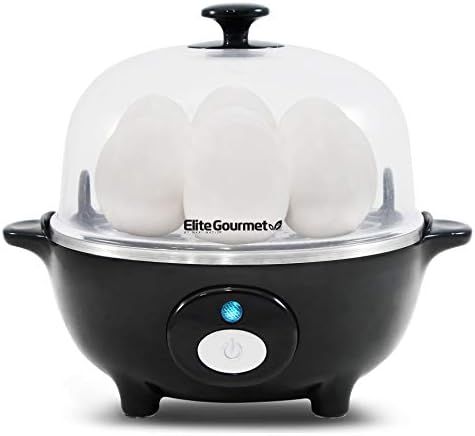Elite Gourmet EGC-007B Easy Electric 7 Egg Capacity Cooker, Poacher, Omelet Maker, Scrambled, Sof... | Amazon (US)