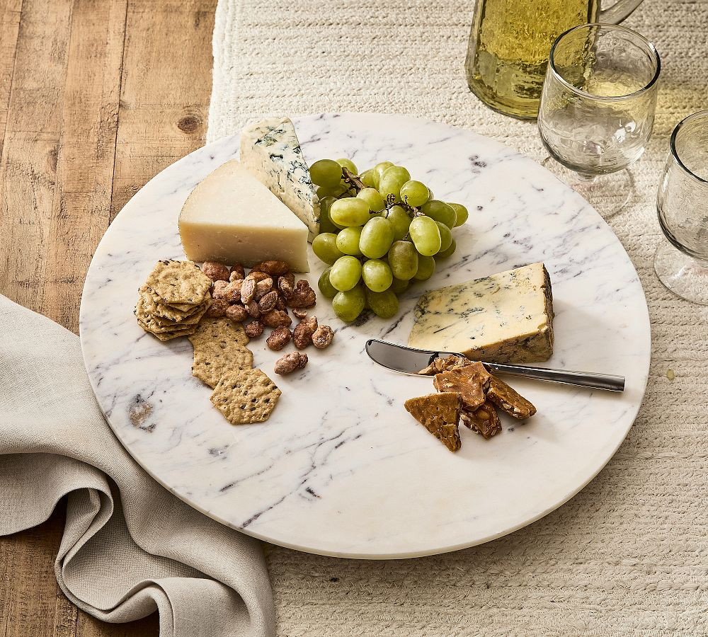 Marquee Marble Lazy Susan | Pottery Barn (US)