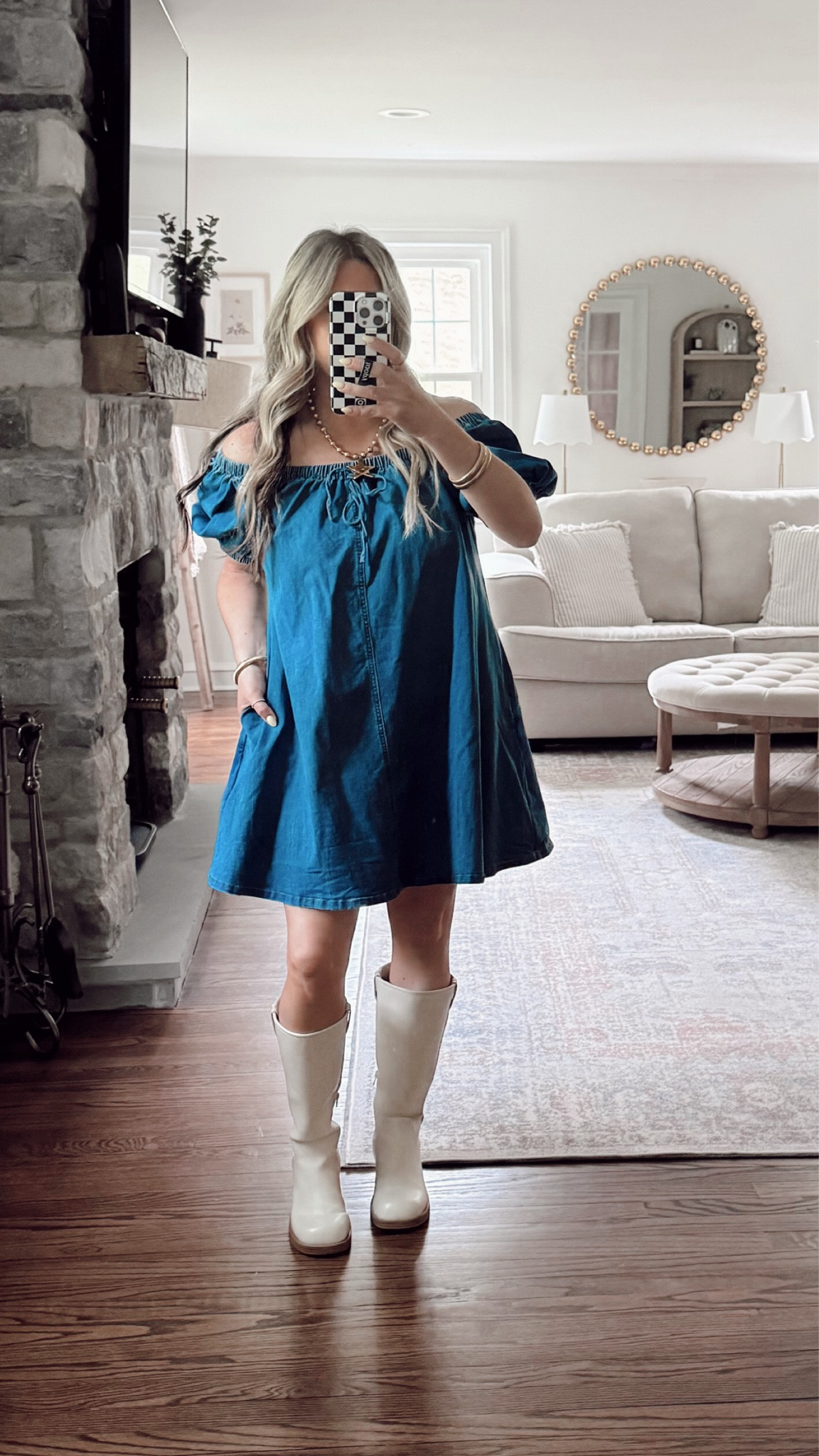 Summer outfit inspo! 
Date night outfit 
These boots are 10/10 

#LTKMothersDay #LTKootd #LTKSeasonal