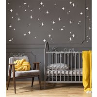 Nursery Stars Wall Decals Boho Baby Room Decor | Etsy (US)