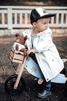 Kinderfeets Wooden Bike Crate - Accessory Basket for Tiny Tot, Tiny Tot Plus, Balance Bike, and M... | Amazon (US)