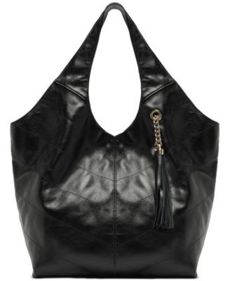 Sonya Extra Large Leather Hobo Bag | Macy's