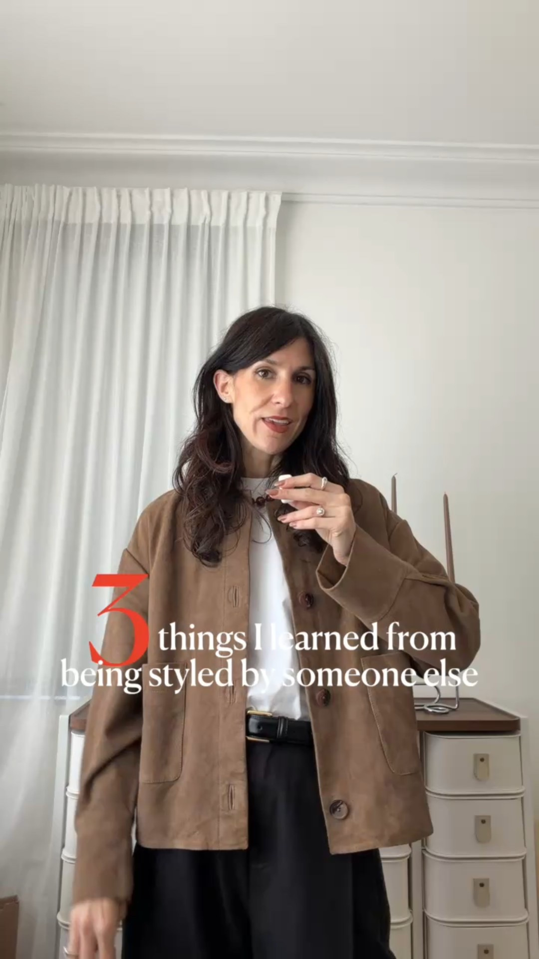 Sharing three things I learned from being styled by someone else ❤️