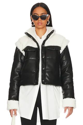 Lovers and Friends Greenpoint Twofer Puffer in Black from Revolve.com | Revolve Clothing (Global)