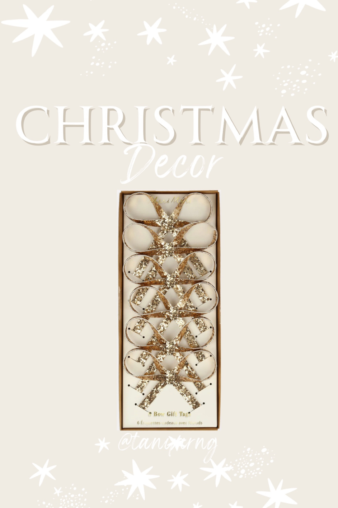 Glitter bow Christmas decor 

#LTKhome #LTKHoliday #LTKSeasonal