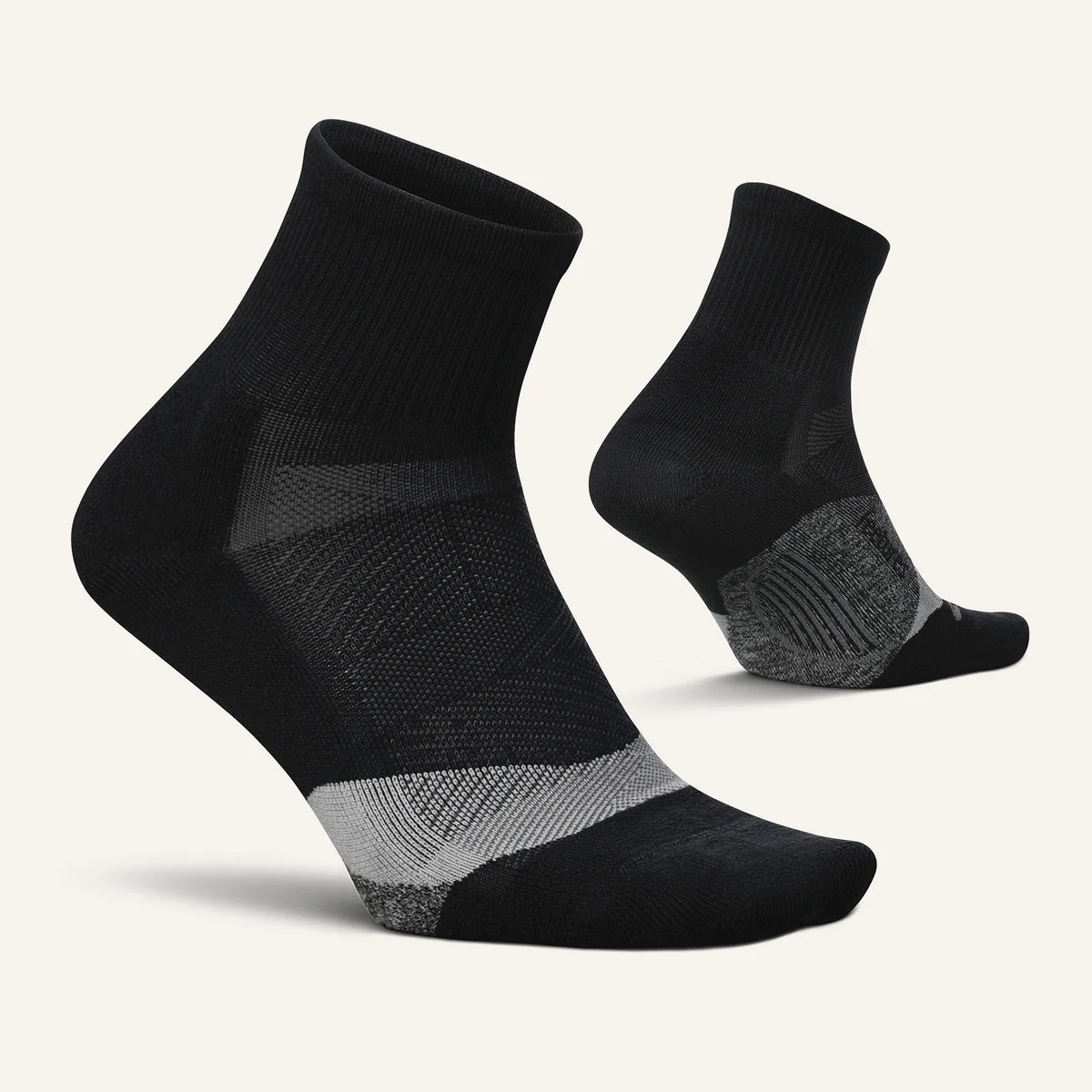 Elite Light Cushion Quarter Sock | Feetures Socks | Feetures