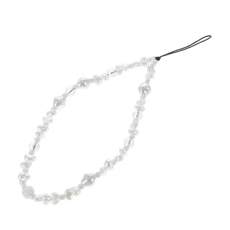 Bohemia Style Pearl Beaded Phone Charm Pearl Beaded Keychain Pearl Phone Charm Phone Mobile Lanyard Pendant Jewelry Accessory As Shown | Walmart (US)