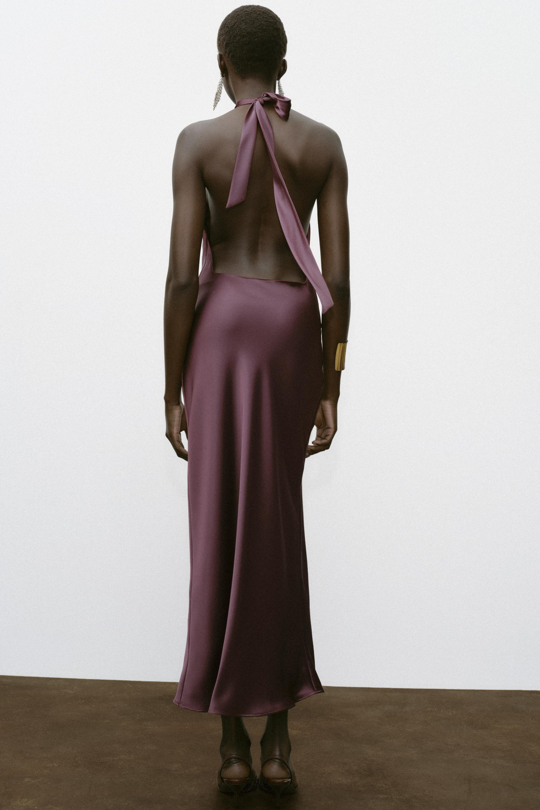 HALTER MIDI DRESS | Zara US