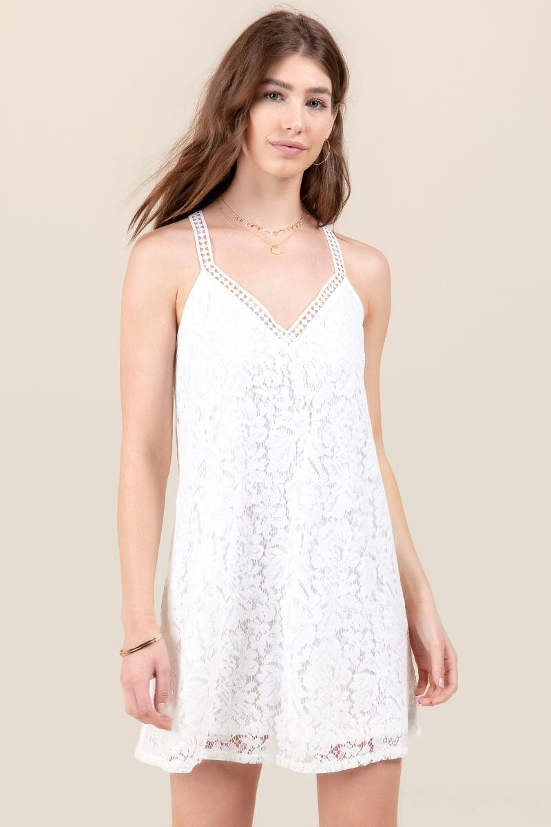 Liz Floral Lace Dress | Francesca’s Collections