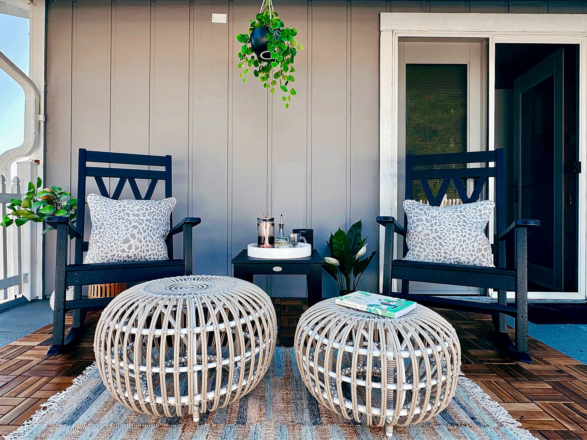 The Hygge Ranch Balcony Bistro feat.  Polywood x Bed Bath & Beyond and Annie Selke #madeformom

#LTKHome #LTKSeasonal #LTKSaleAlert