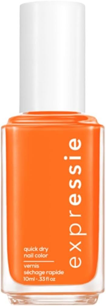 essie expressie, Quick-Dry Nail Polish, 8-Free Vegan, Electric Orange, Bearer Of Rad News, 0.33 f... | Amazon (US)