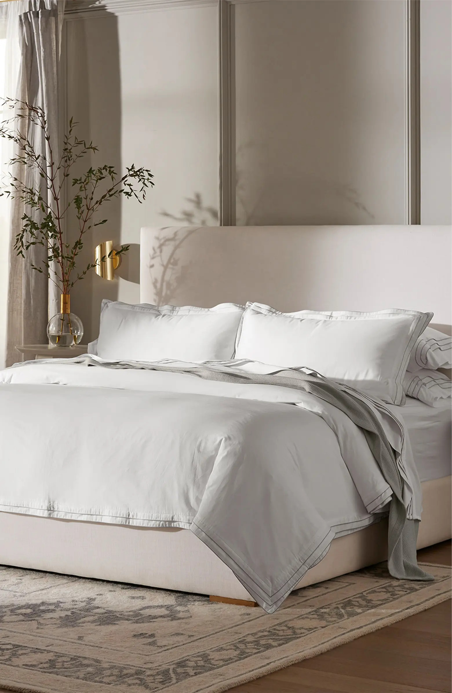 Boll & Branch Signature Triple Pleat Duvet Cover & Sham Set | Nordstrom | Nordstrom
