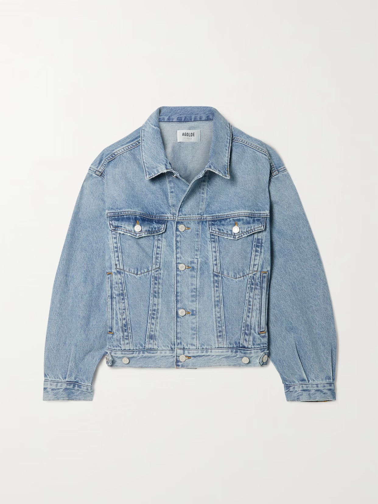 AGOLDE - Charli Organic Denim Jacket - Blue | NET-A-PORTER (US)