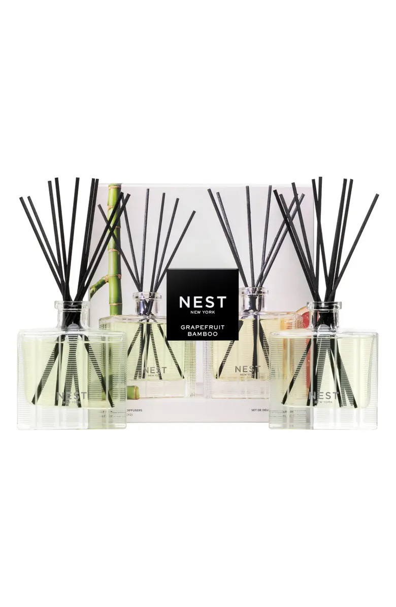 NEST New York Grapefruit & Bamboo Reed Diffuser Set $124 Value | Nordstrom | Nordstrom