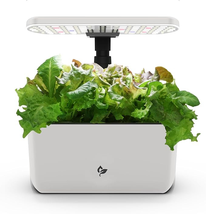 AeroGarden Harvest Lite in Cream, Soil-Free Indoor Hydroponic Garden with LED Grow Light for Year... | Amazon (US)