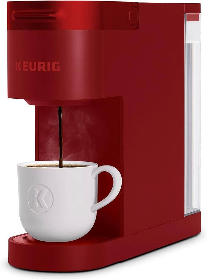 Keurig K-Slim Coffee Maker, Single Serve K-Cup Pod Coffee Brewer, Multistream Technology, Scarlet... | Amazon (US)