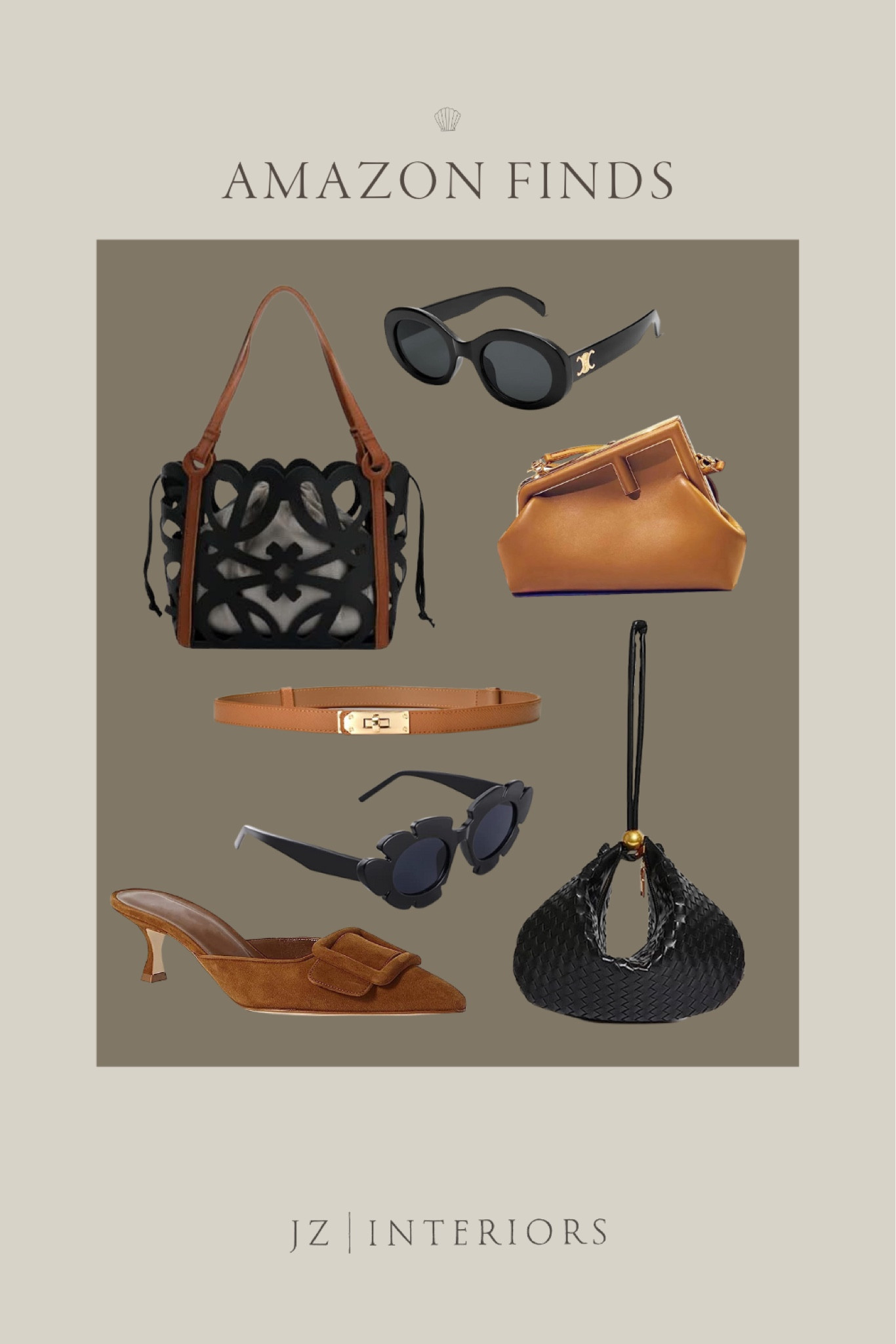 Recent Amazon style finds and dupes. 

#amazon #amazonfind #dupe #dupes #amazondupes #stylefind #lookforless #designer #bag #belt #sunglasses #shoes #bottega #celine #loewe #fendi #hermes #fashion #ootd

#LTKstyletip #LTKFind #LTKitbag