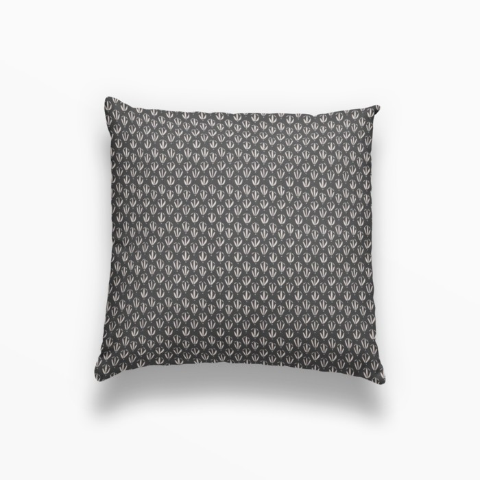 Kiawah Pillow in Coal | Megan Molten
