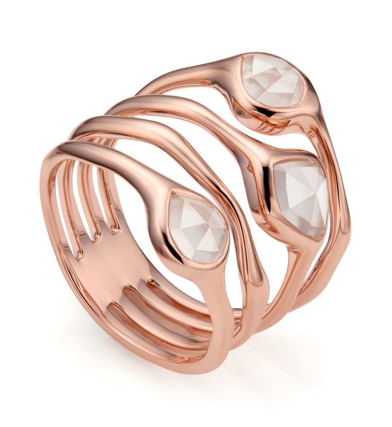 Siren Cluster Cocktail Ring | Monica Vinader (Global)