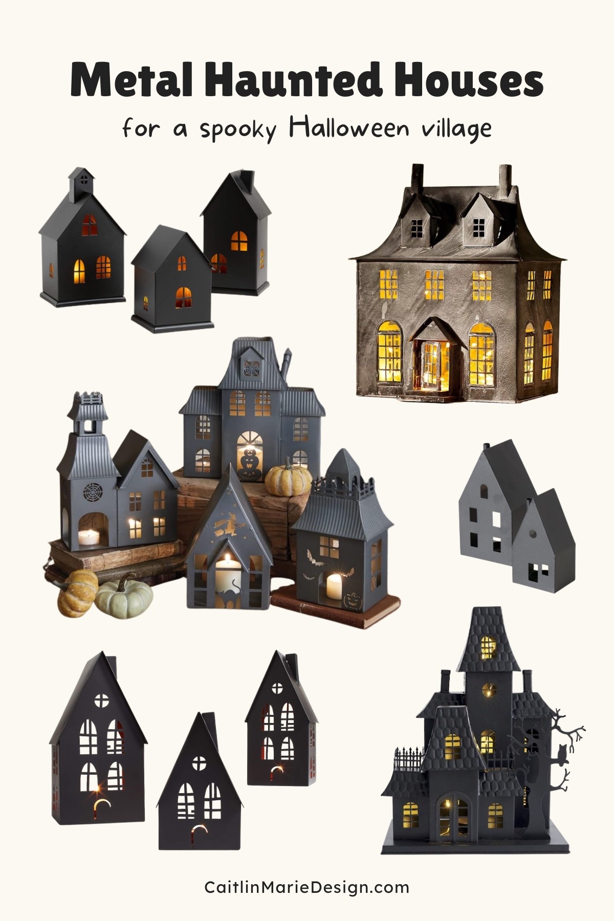 Metal haunted house lantern sculptures for a Halloween village 👻 

Concordville houses, Target village, Amazon Halloween decorations

#LTKFamily #LTKHome #LTKSeasonal