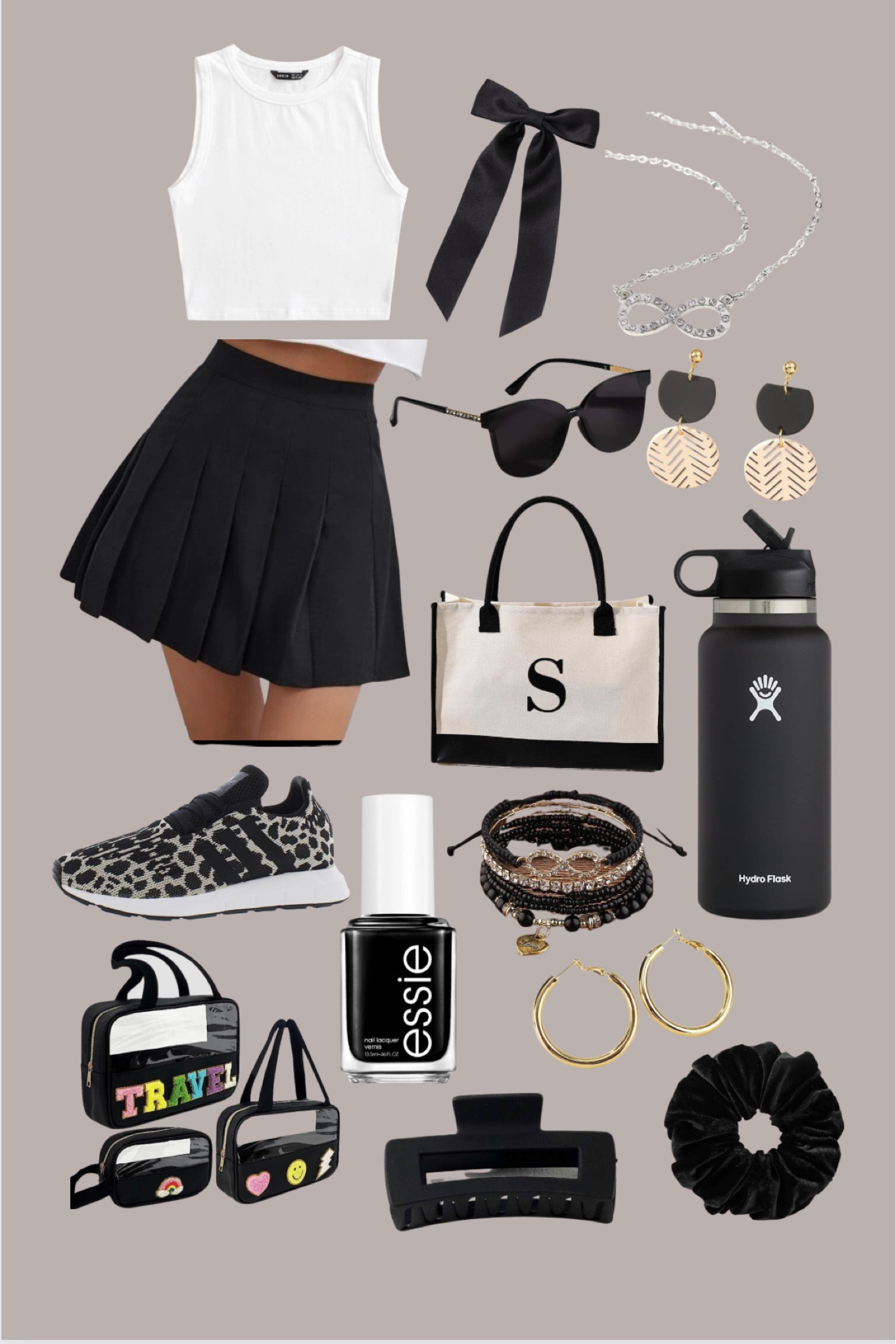Preppy Black Looks 