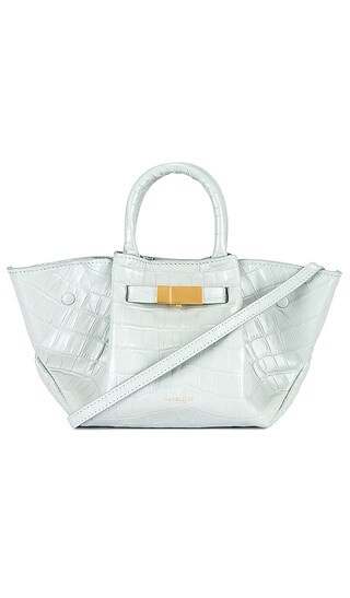 Mini New York Bag in Sage Croc | Revolve Clothing (Global)