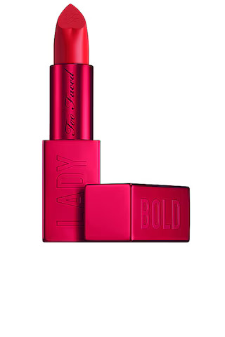 Too Faced Lady Bold Em-power Pigment Cream Lipstick in Lady Bold Reform from Revolve.com | Revolve Clothing (Global)