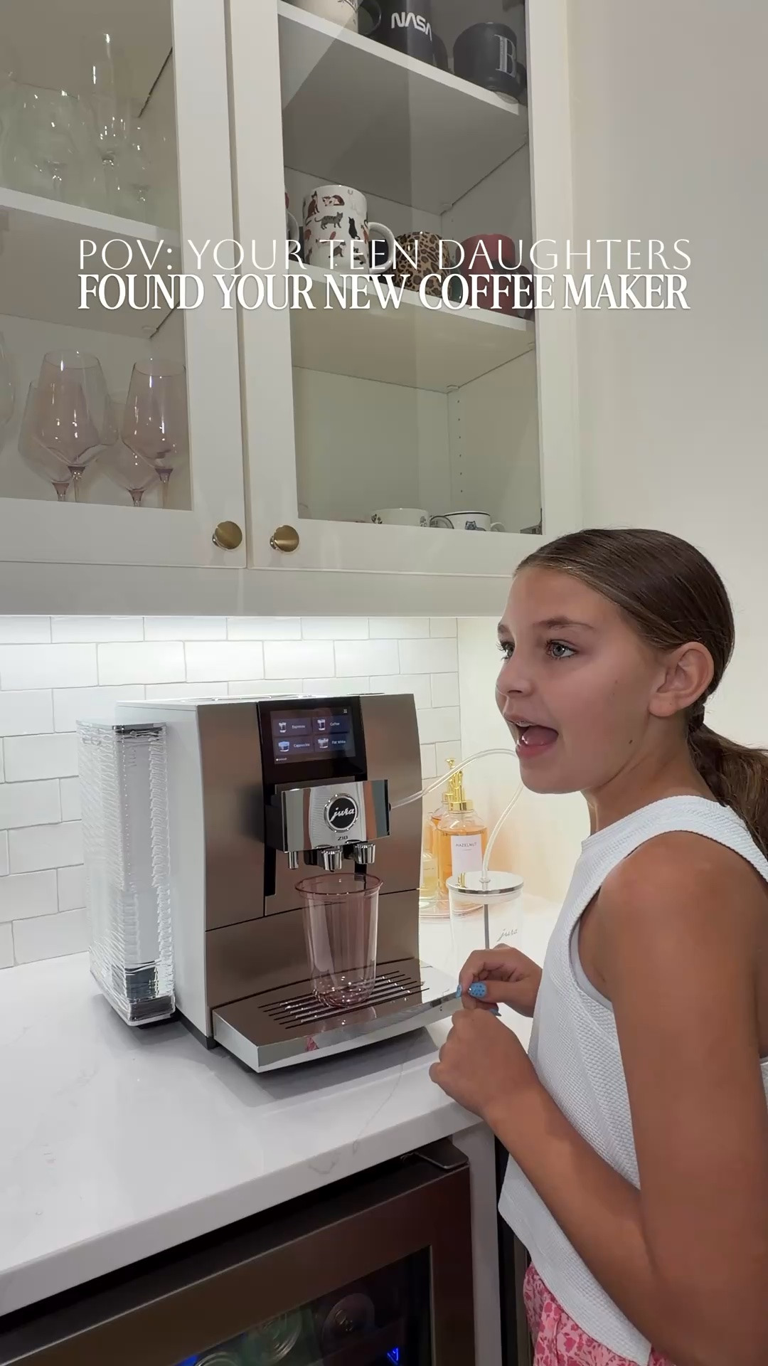 Our new coffee maker setup! The girls love it 🥰 Linking everything for our coffee bar!

#LTKmomlife #LTKHome #LTKOver40