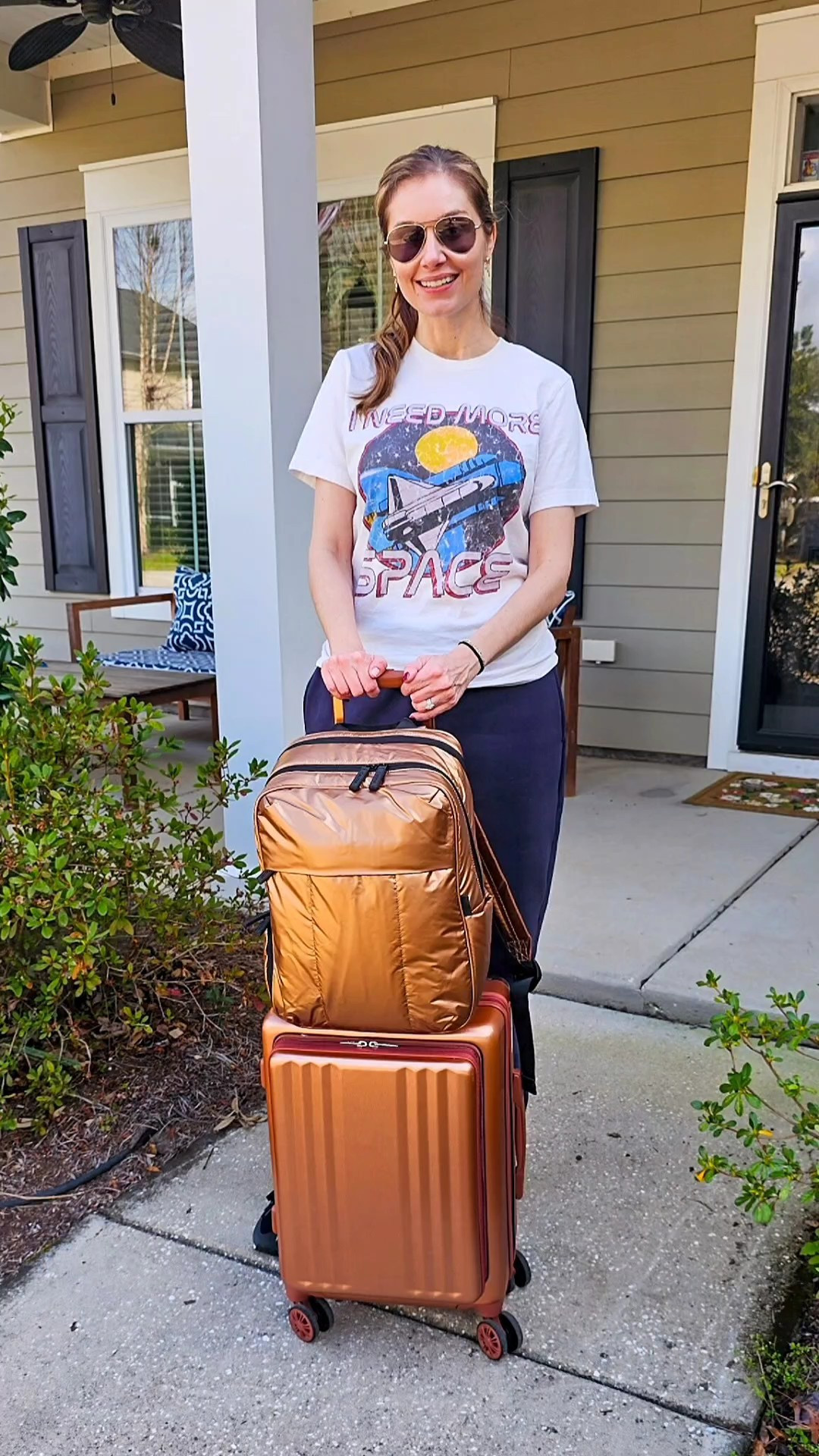 A little throwback to last weekend’s getaway ⛰️🤎 This matching @calpak set was too cute not to have its own moment — the Luka 15” Laptop Backpack in Copper + the Ambeur Front Pocket Carry-On in Copper. Perfect for weekend escapes and comes in so many gorgeous colors 😍#gifted#Calpak 

#LTKSaleAlert #LTKTravel #LTKootd
