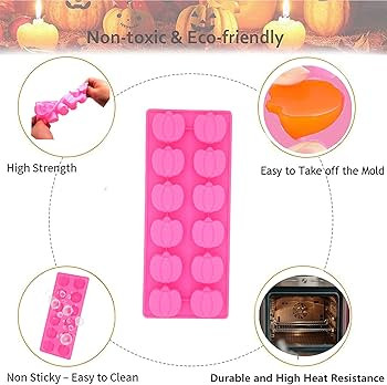 3 Pcs Thanksgiving Molds Mini Silicone Pumpkin Mold Used to Make thanksgiving Cake Decoration, th... | Amazon (US)