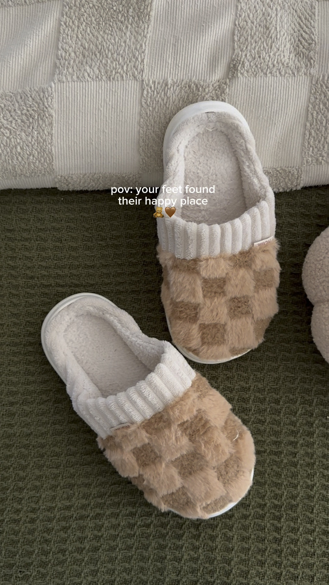 Snuggle up in these cozy checkered slippers. Perfect for relaxing at home ☁️🧸✨ And an easy gift idea for the favorite woman in your life!

#LTKStyleTip #LTKHoliday #LTKGiftGuide