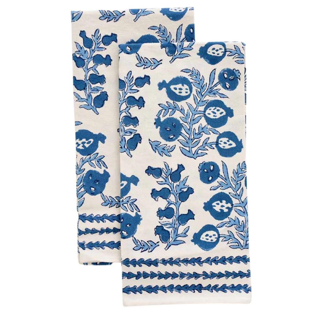 Pom Bells Wedgewood Tea Towel Set | Sea Marie Designs