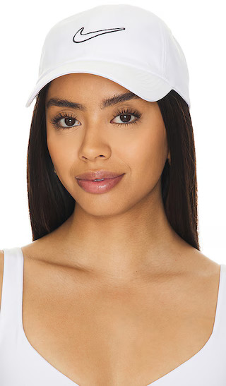 Club Swoosh Cap in White | Revolve Clothing (Global)