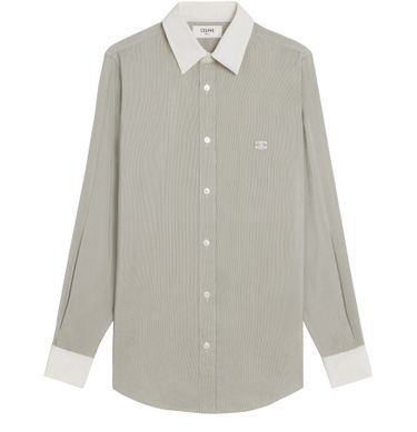 Romy shirt in striped silk - CELINE | 24S (APAC/EU)