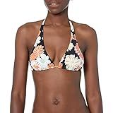 Roxy Women's Standard Beach Classics Tiki Elongated Bikini Top, Anthracite Boogie CHILLEN, M | Amazon (US)