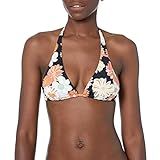 Roxy Women's Standard Beach Classics Tiki Elongated Bikini Top, Anthracite Boogie CHILLEN, M | Amazon (US)