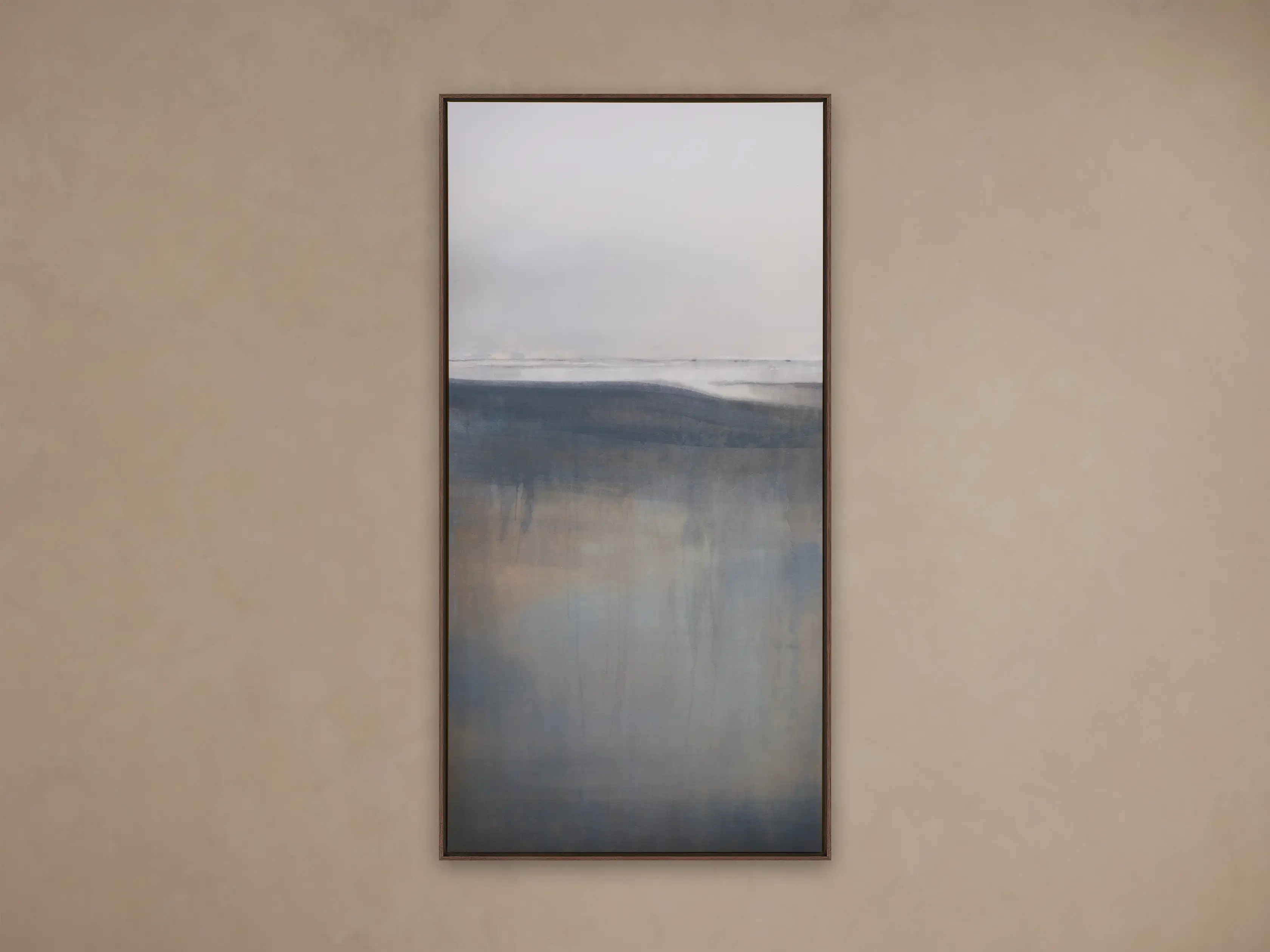 Blue Abstract Framed Print | Arhaus