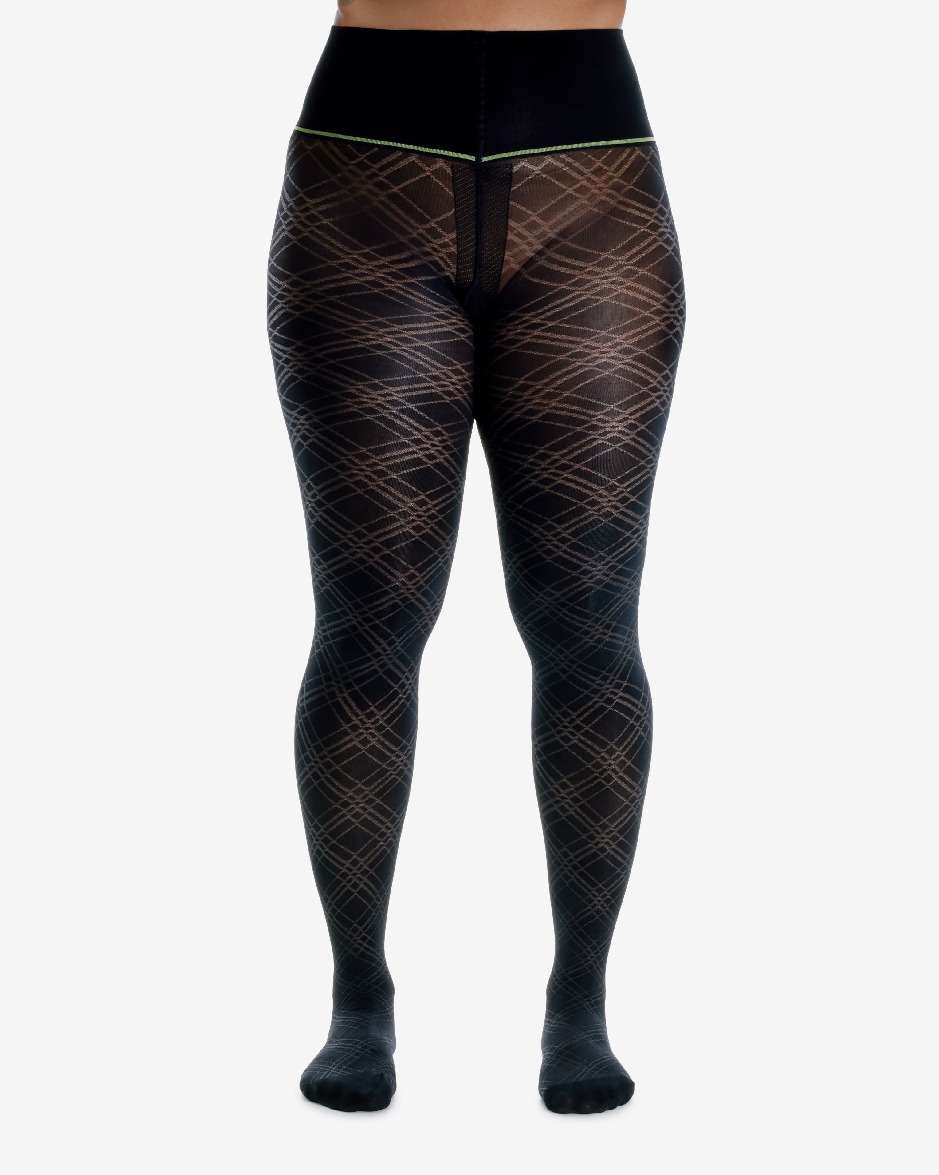 Argyle Semi-Sheer Rip-Resist Tights | Sheertex