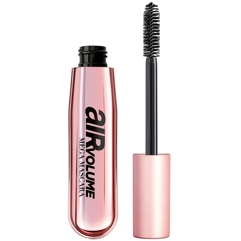 L'Oreal Paris Air Volume Mega Mascara, Lightweight Mega Volume Washable, Blackest Black, 0.3 fl. ... | Walmart (US)