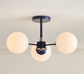 Triple Globe Flushmount (22") | Pottery Barn Kids